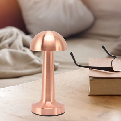 Mushroom Table Lamp Rechargeable Bedside Light Stepless Dimming Touch Control Home Decoration V1294-YM0521-3119230039911