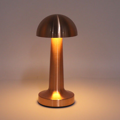 Mushroom Table Lamp Rechargeable Bedside Light Stepless Dimming Touch Control Home Decoration V1294-YM0521-3119230039911
