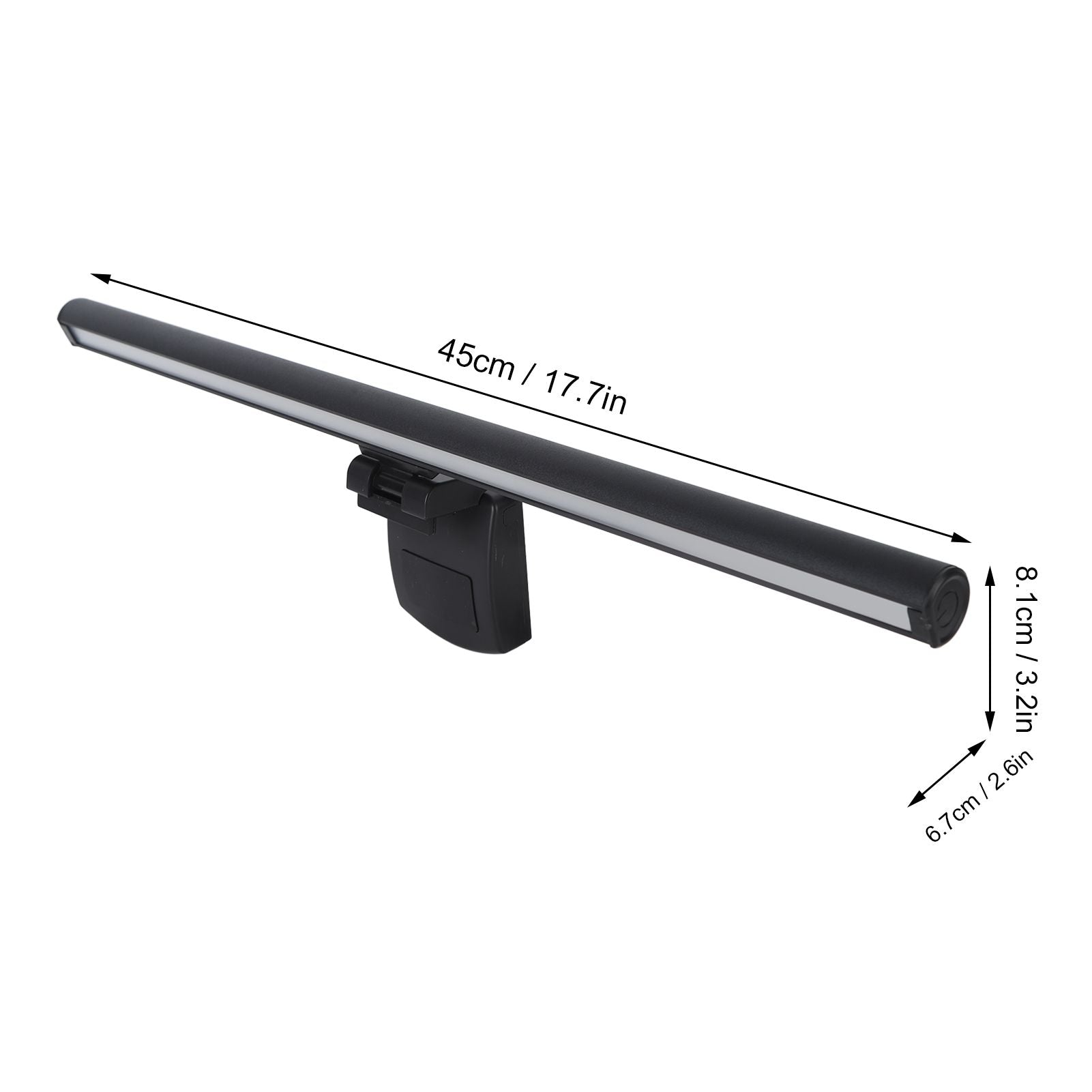 Desktop LED Screen Lamp 3 Color Temperature Stepless Dimming USB Computer Monitor Light 5V V1294-YM0521-3119230040811