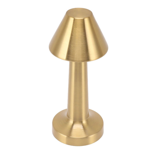 LED Table Lamp 3W 3 Colors Stepless Dimming USB Rechargeable Cordless LED Bedside Light Gold V1294-YM0521-3119230041011
