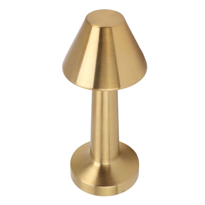 LED Table Lamp 3W 3 Colors Stepless Dimming USB Rechargeable Cordless LED Bedside Light Gold V1294-YM0521-3119230041011