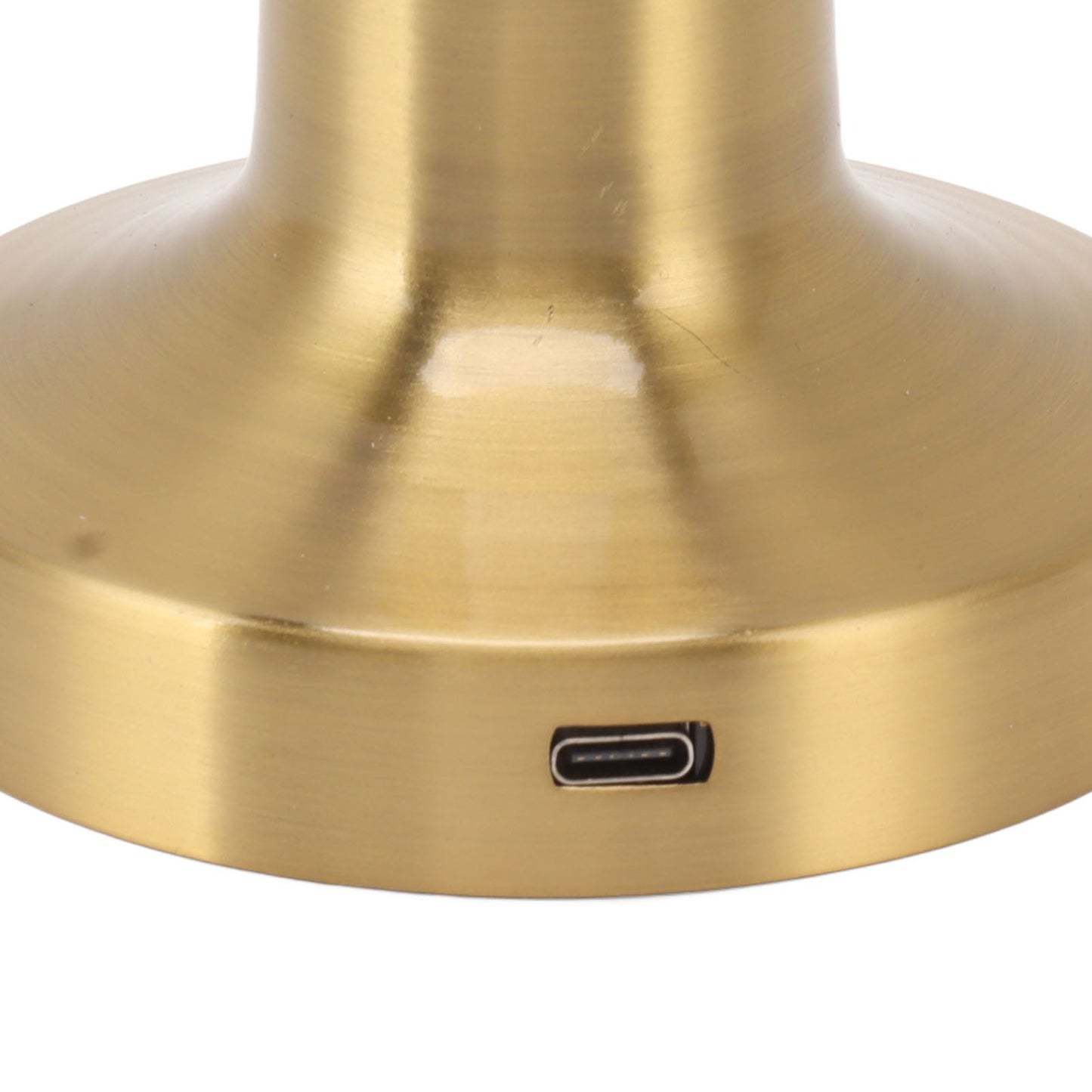 LED Table Lamp 3W 3 Colors Stepless Dimming USB Rechargeable Cordless LED Bedside Light Gold V1294-YM0521-3119230041011