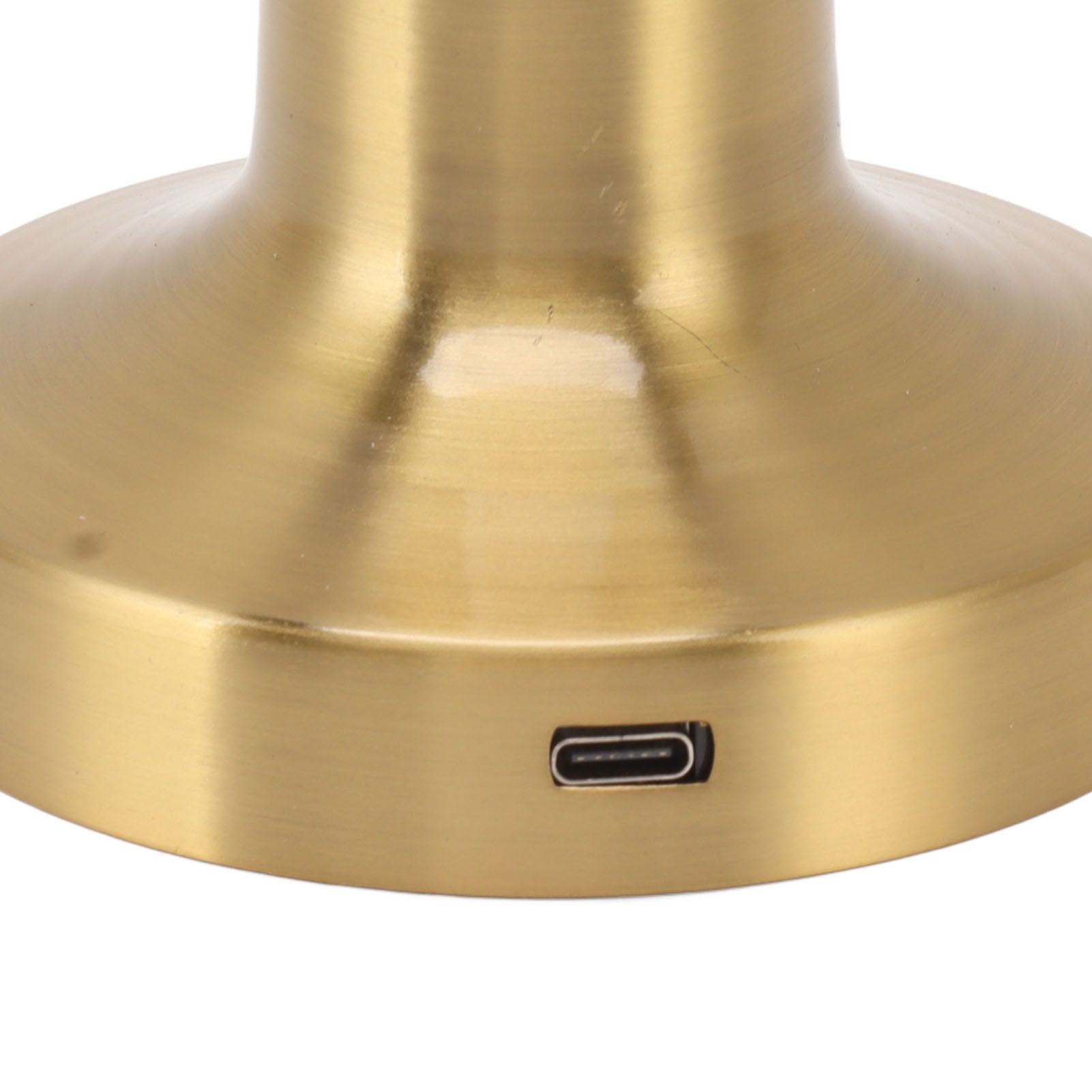 LED Table Lamp 3W 3 Colors Stepless Dimming USB Rechargeable Cordless LED Bedside Light Gold V1294-YM0521-3119230041011