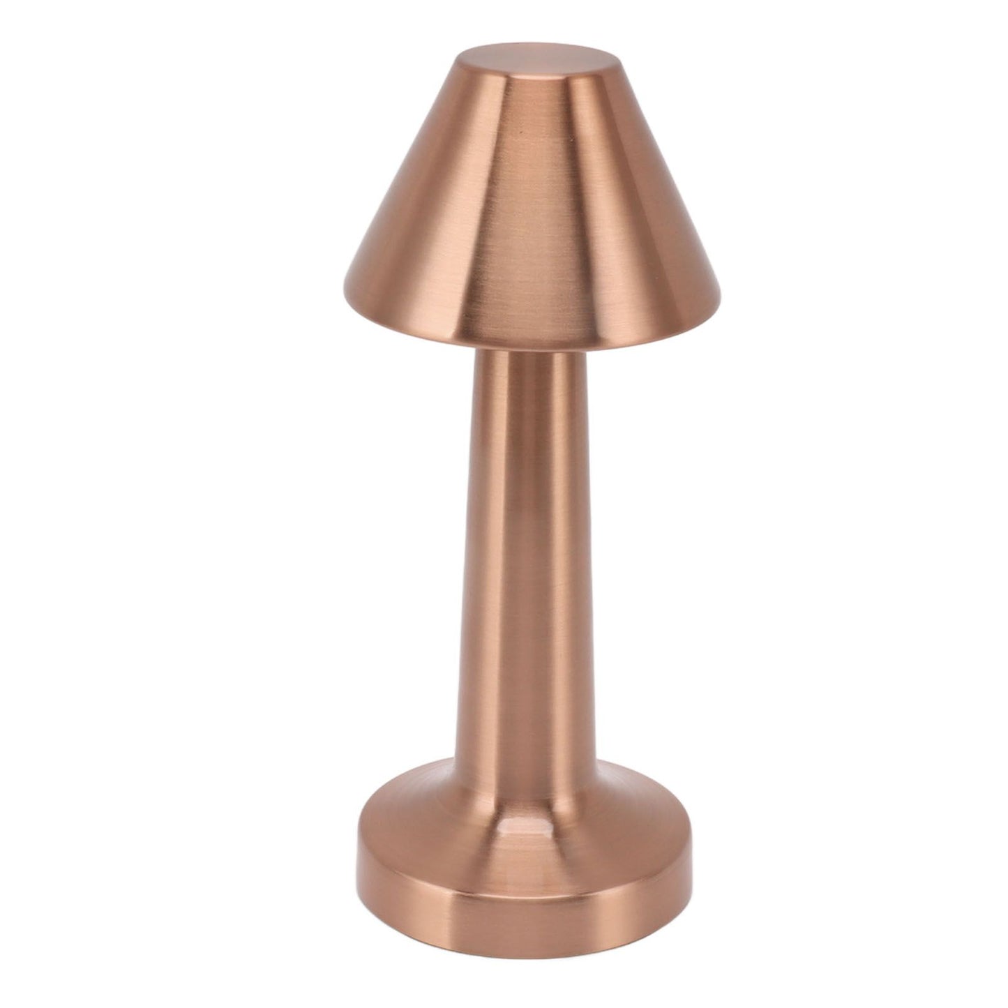 LED Table Lamp 3W 3 Colors Stepless Dimming USB Rechargeable Cordless LED Bedside Light Rose Gold V1294-YM0521-3119230041013