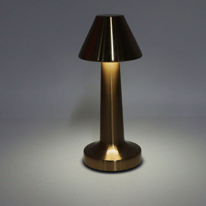 LED Table Lamp 3W 3 Colors Stepless Dimming USB Rechargeable Cordless LED Bedside Light Rose Gold V1294-YM0521-3119230041013