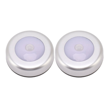 Motion Sensor Night Light Eye Protection Round Small LED Induction Lamp for Closet Drawer Bed Bottom 2pcs V1294-YM0521-3119230041411