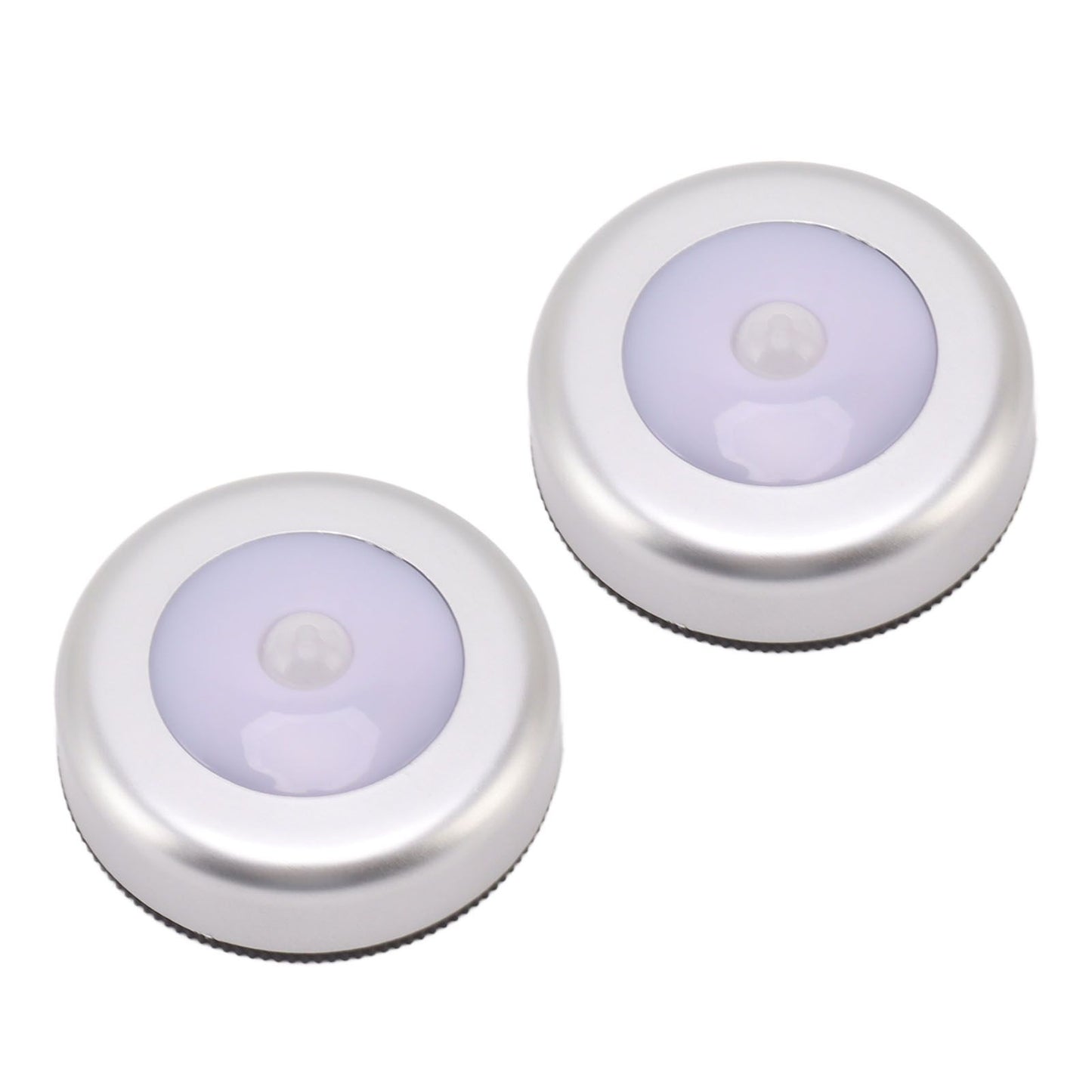 Motion Sensor Night Light Eye Protection Round Small LED Induction Lamp for Closet Drawer Bed Bottom 2pcs V1294-YM0521-3119230041411