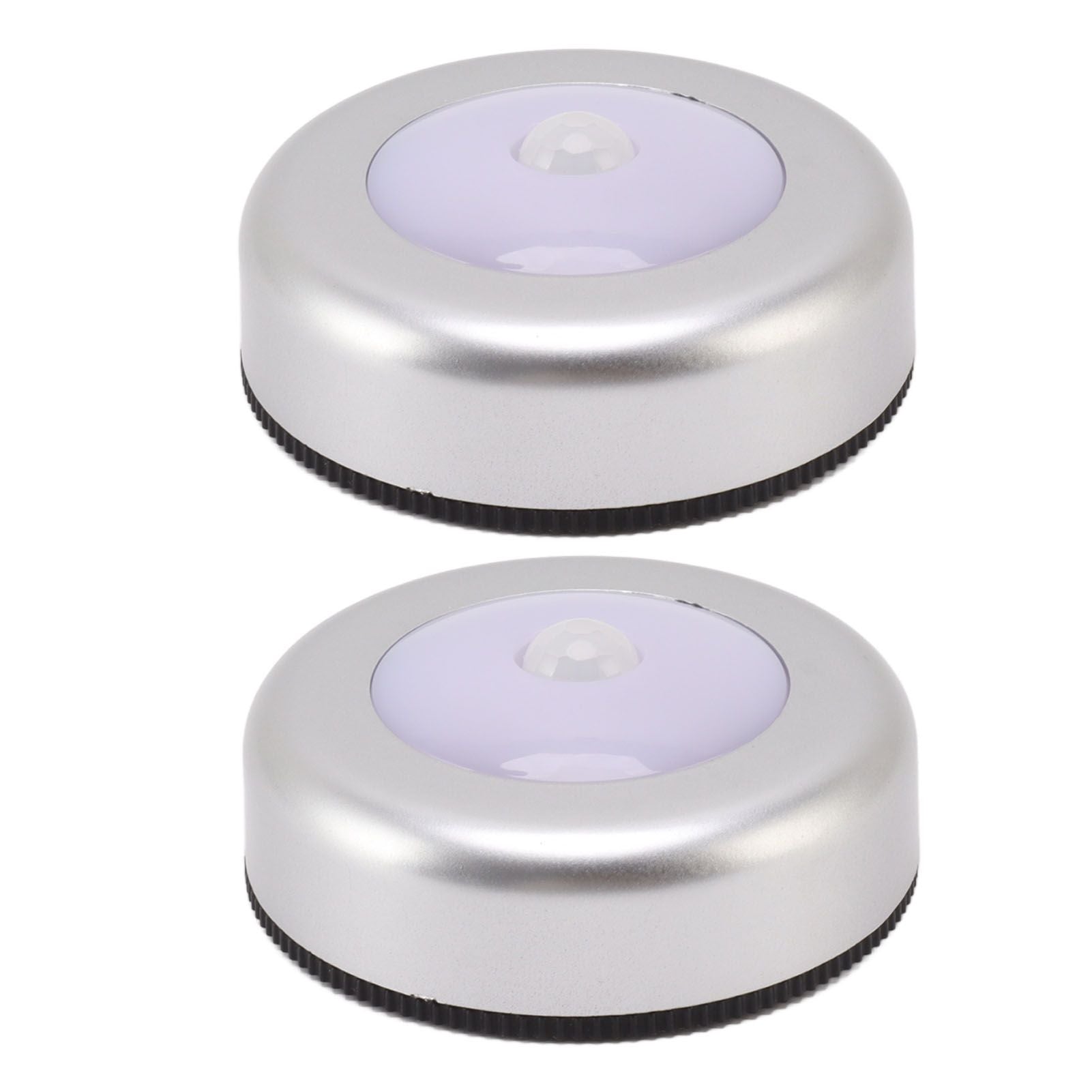 Motion Sensor Night Light Eye Protection Round Small LED Induction Lamp for Closet Drawer Bed Bottom 2pcs V1294-YM0521-3119230041411