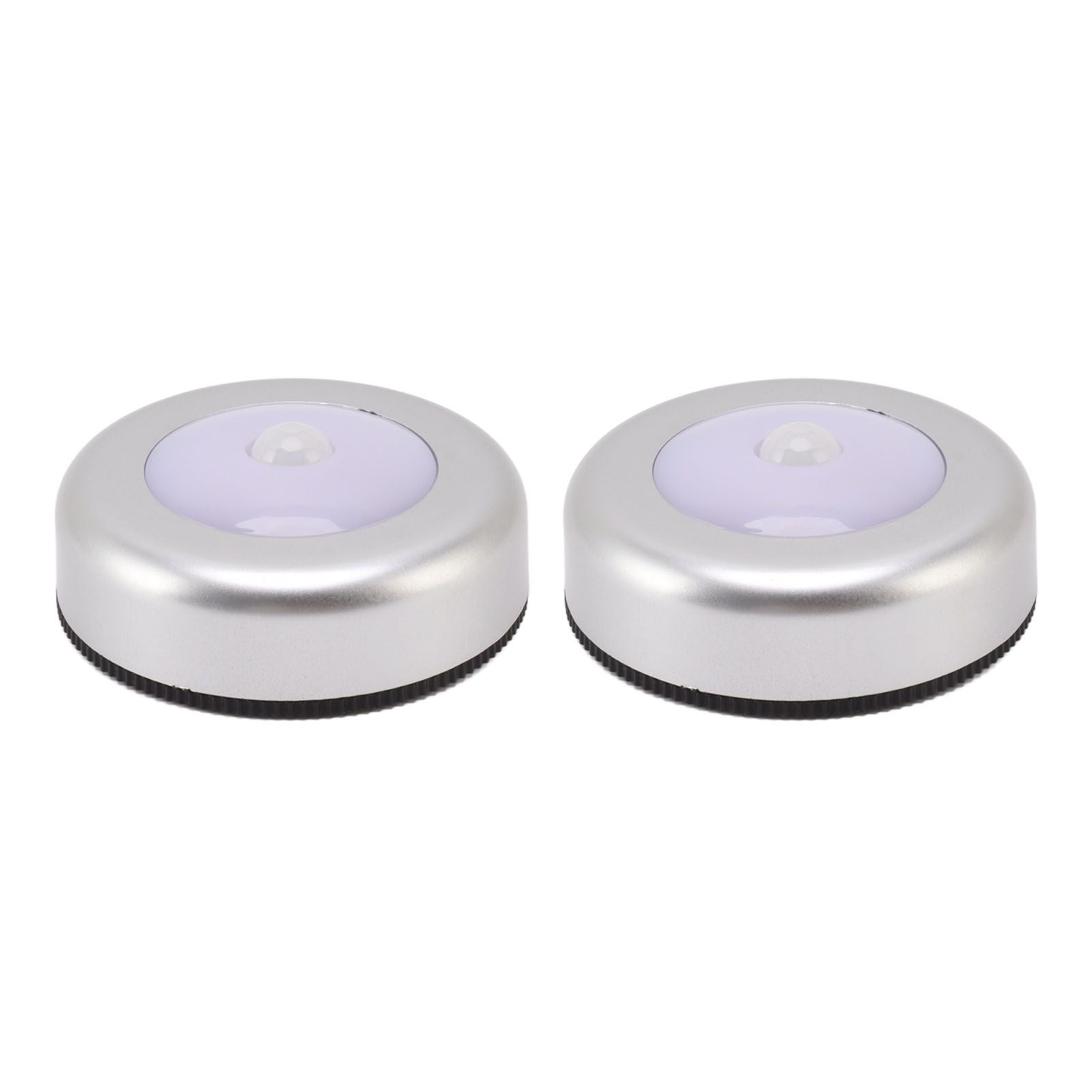 Motion Sensor Night Light Eye Protection Round Small LED Induction Lamp for Closet Drawer Bed Bottom 2pcs V1294-YM0521-3119230041411