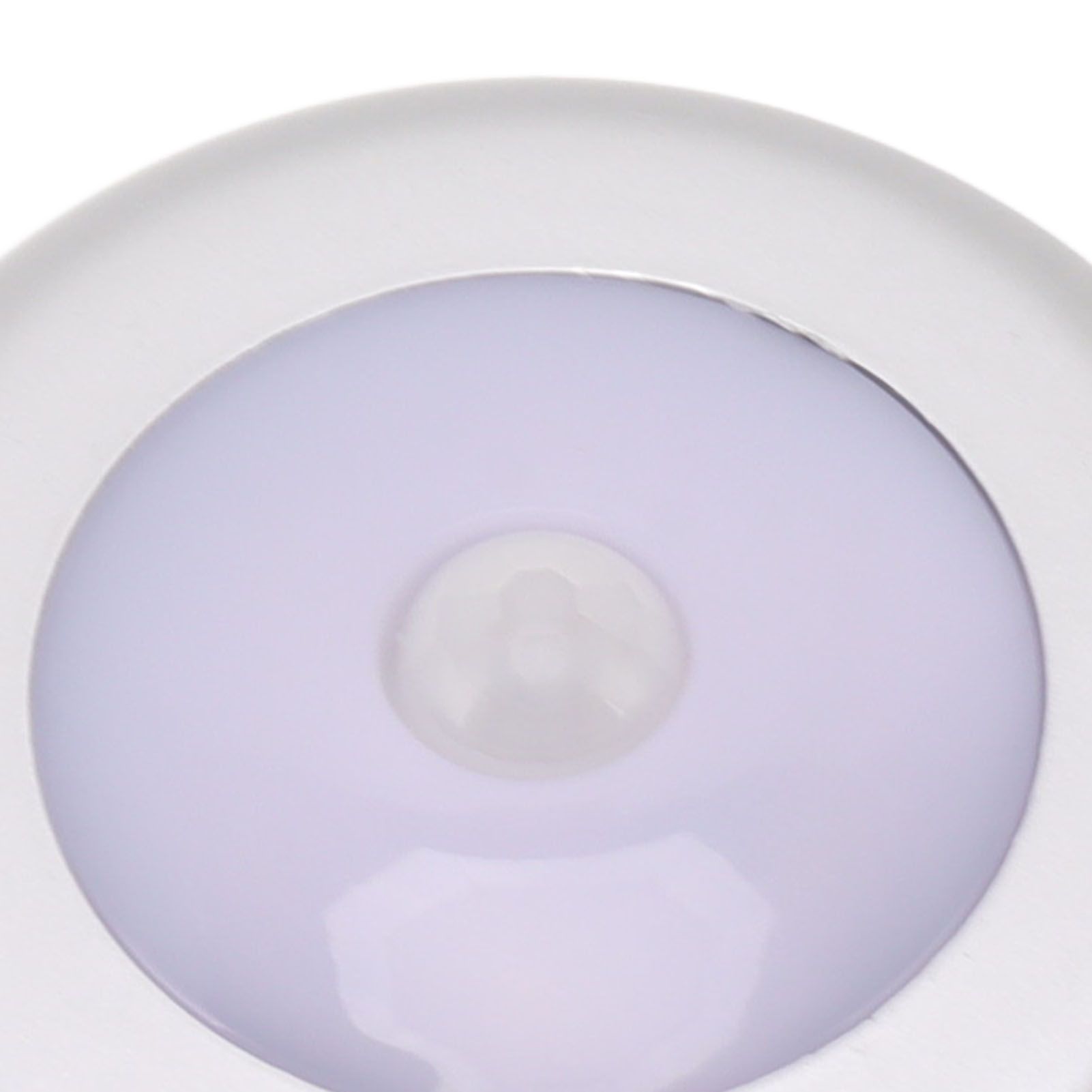 Motion Sensor Night Light Eye Protection Round Small LED Induction Lamp for Closet Drawer Bed Bottom 2pcs V1294-YM0521-3119230041411