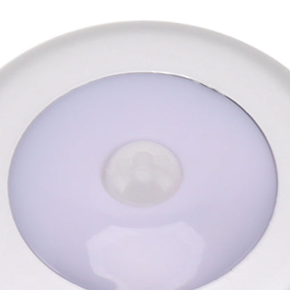 Motion Sensor Night Light Eye Protection Round Small LED Induction Lamp for Closet Drawer Bed Bottom 2pcs V1294-YM0521-3119230041411