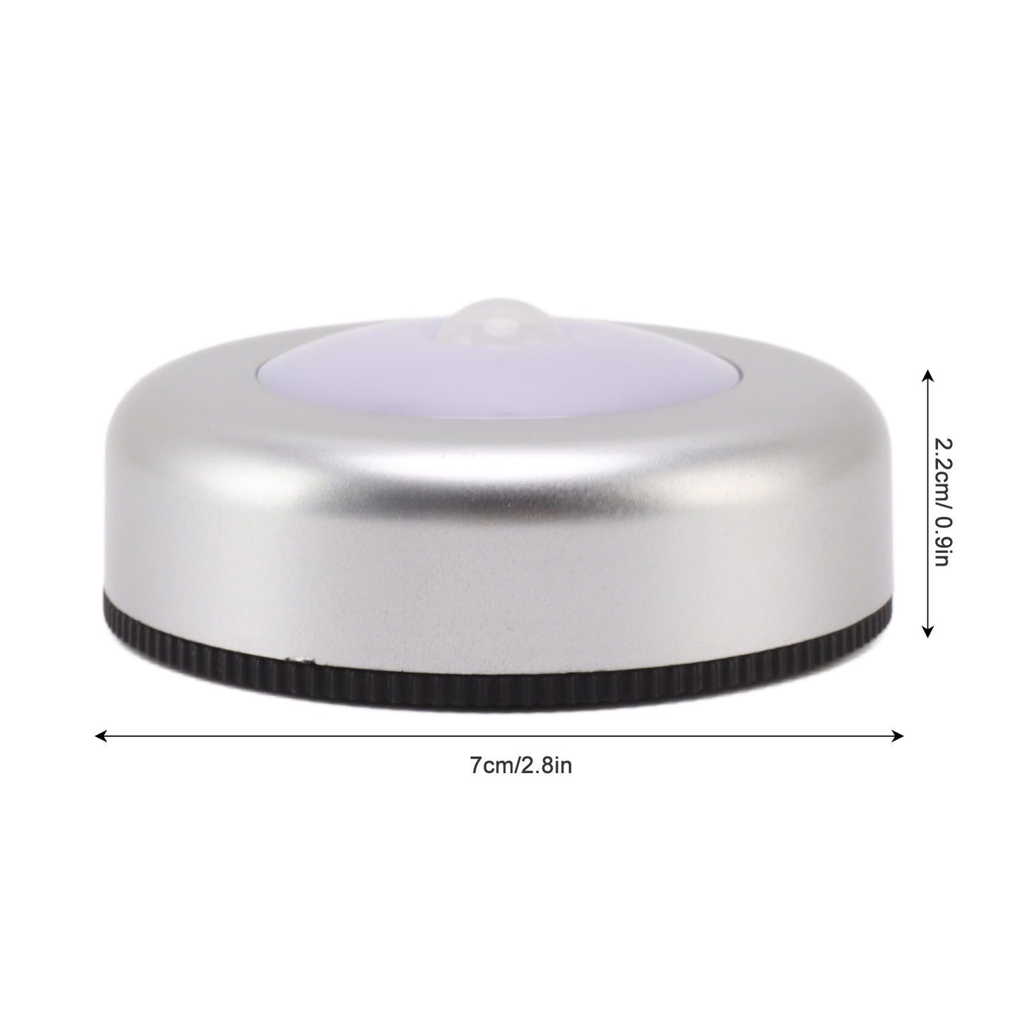 Motion Sensor Night Light Eye Protection Round Small LED Induction Lamp for Closet Drawer Bed Bottom 2pcs V1294-YM0521-3119230041411