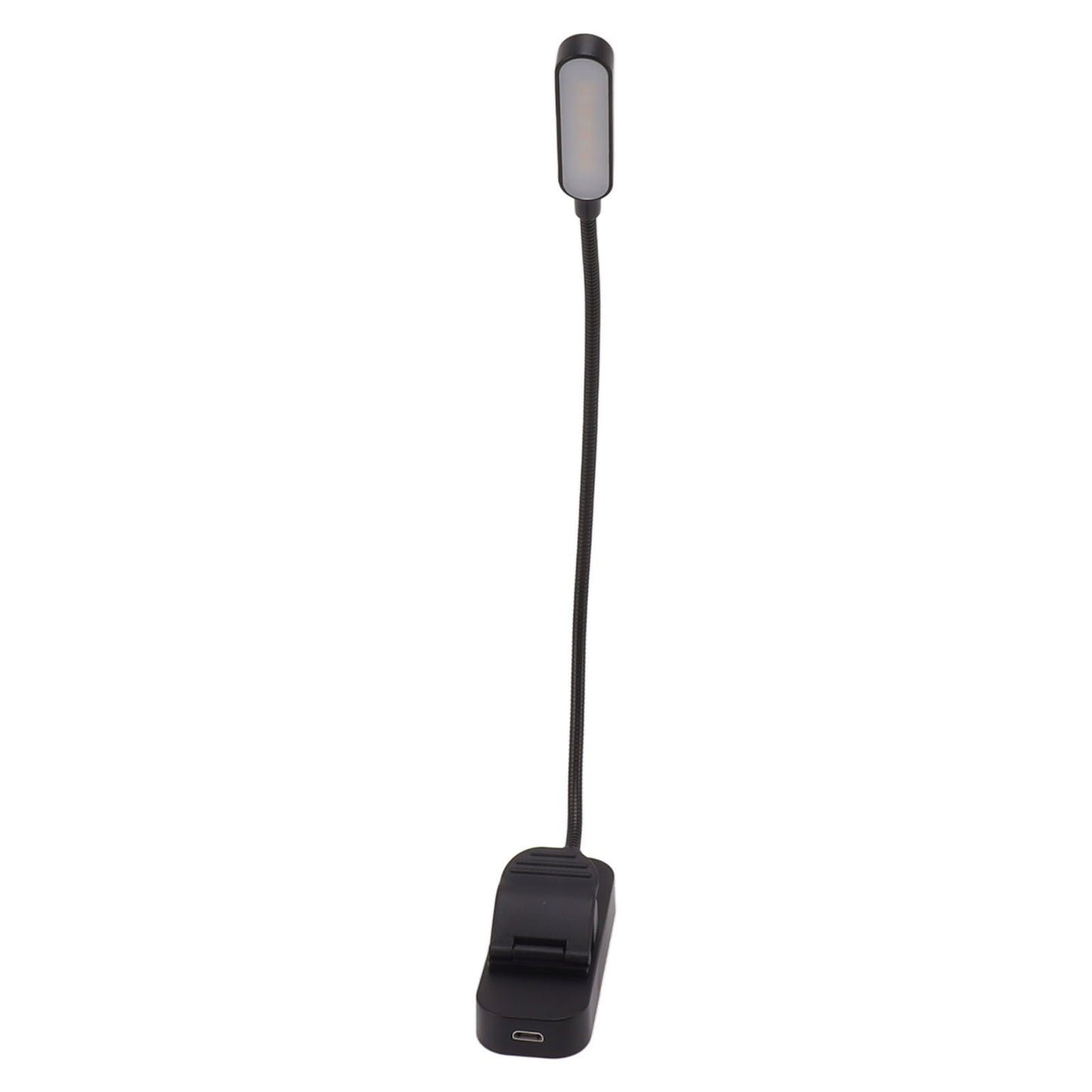 Book Light USB Rechargeable Blocking Reading Clip On Lamp 3 Brightness Stepless Dimming 8 LED Eye Care Sleep V1294-YM0521-3119230042611