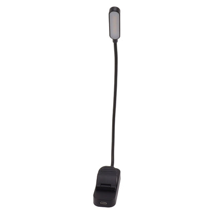 Book Light USB Rechargeable Blocking Reading Clip On Lamp 3 Brightness Stepless Dimming 8 LED Eye Care Sleep V1294-YM0521-3119230042611