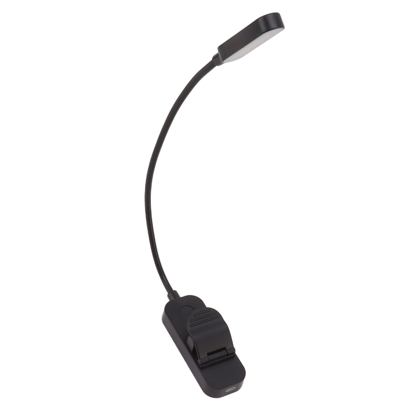 Book Light USB Rechargeable Blocking Reading Clip On Lamp 3 Brightness Stepless Dimming 8 LED Eye Care Sleep V1294-YM0521-3119230042611