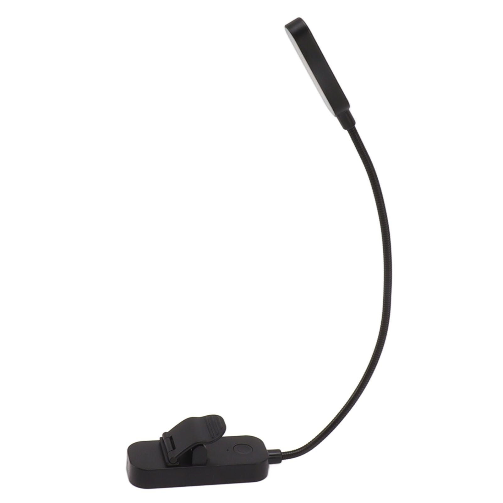 Book Light USB Rechargeable Blocking Reading Clip On Lamp 3 Brightness Stepless Dimming 8 LED Eye Care Sleep V1294-YM0521-3119230042611