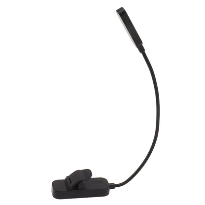 Book Light USB Rechargeable Blocking Reading Clip On Lamp 3 Brightness Stepless Dimming 8 LED Eye Care Sleep V1294-YM0521-3119230042611