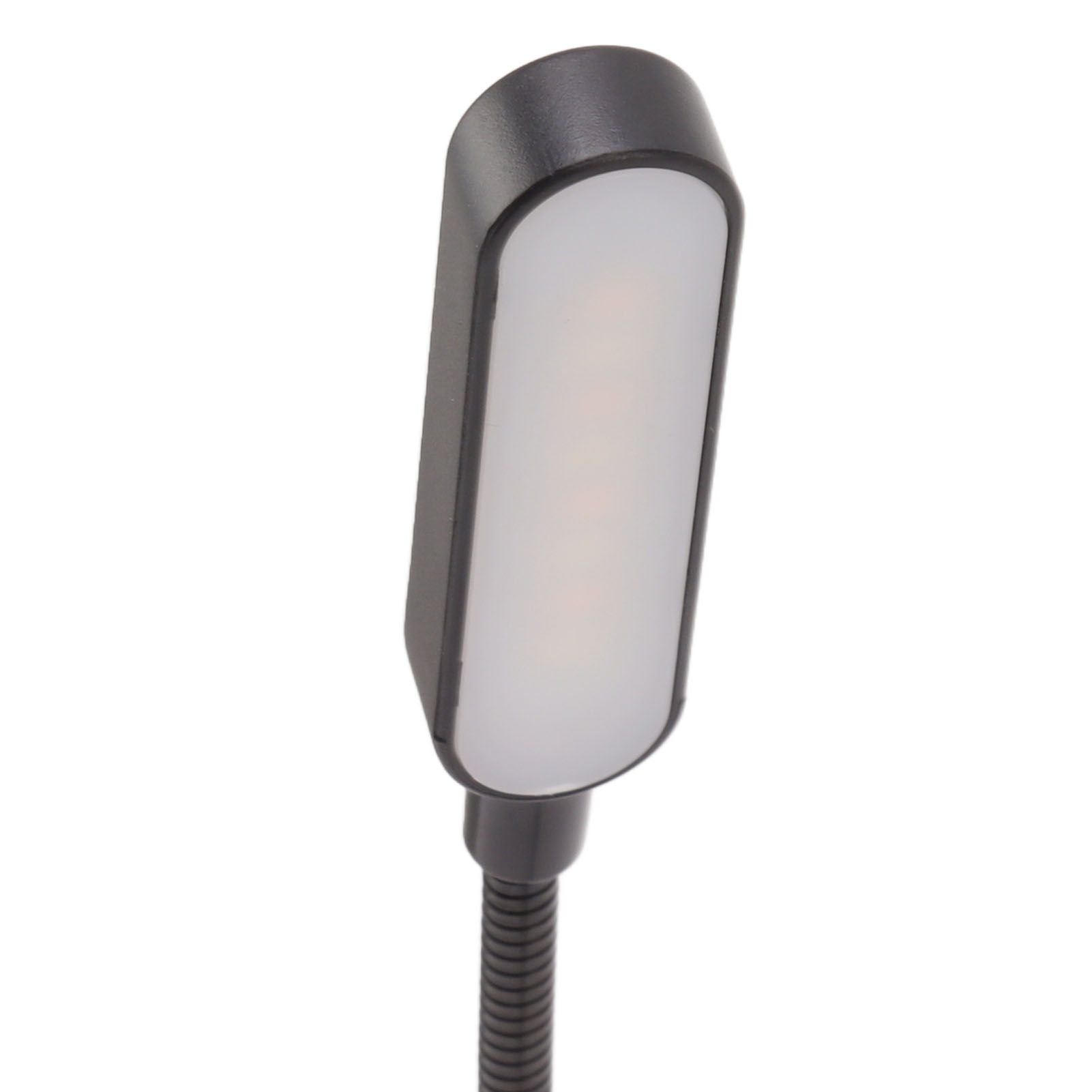 Book Light USB Rechargeable Blocking Reading Clip On Lamp 3 Brightness Stepless Dimming 8 LED Eye Care Sleep V1294-YM0521-3119230042611