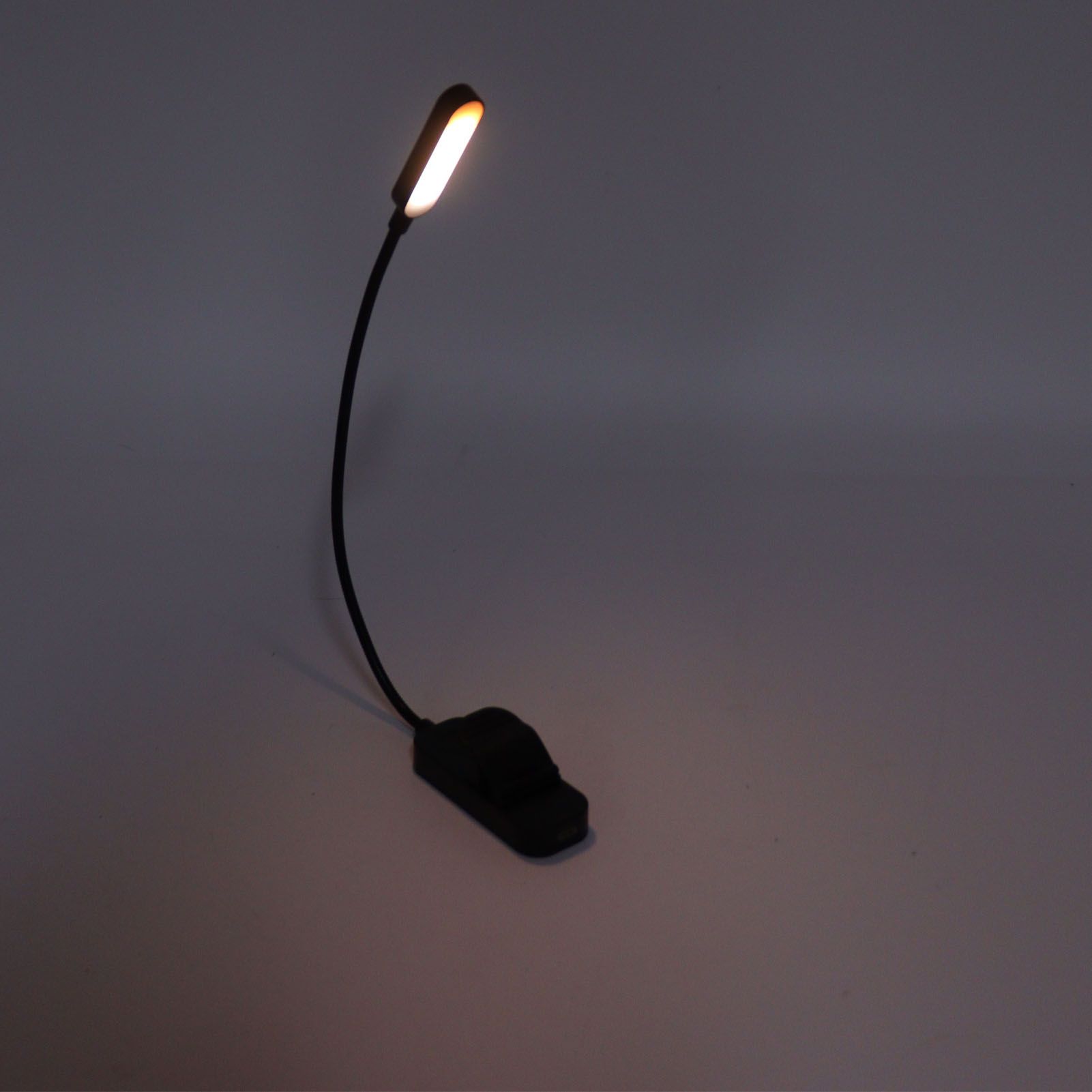 Book Light USB Rechargeable Blocking Reading Clip On Lamp 3 Brightness Stepless Dimming 8 LED Eye Care Sleep V1294-YM0521-3119230042611