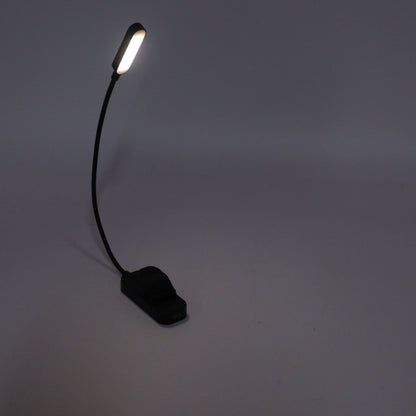 Book Light USB Rechargeable Blocking Reading Clip On Lamp 3 Brightness Stepless Dimming 8 LED Eye Care Sleep V1294-YM0521-3119230042611