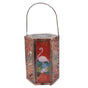 Garden Hanging Lights Waterproof LED Decorative Lighting Hexagonal Bird Pattern Lantern for Home Courtyard V1294-YM0521-3119230045311
