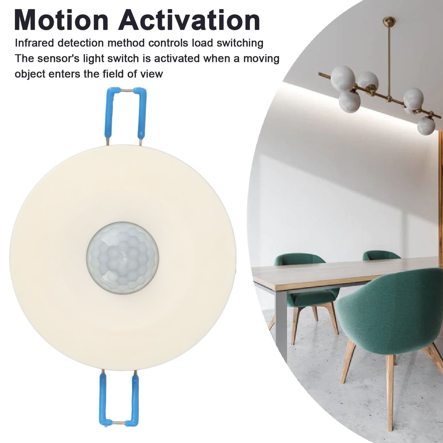 Infrared Sensor Light Switch Professional Ceiling Occupancy Motion Induction Switch for Commercial V1294-YM0521-3119230057611