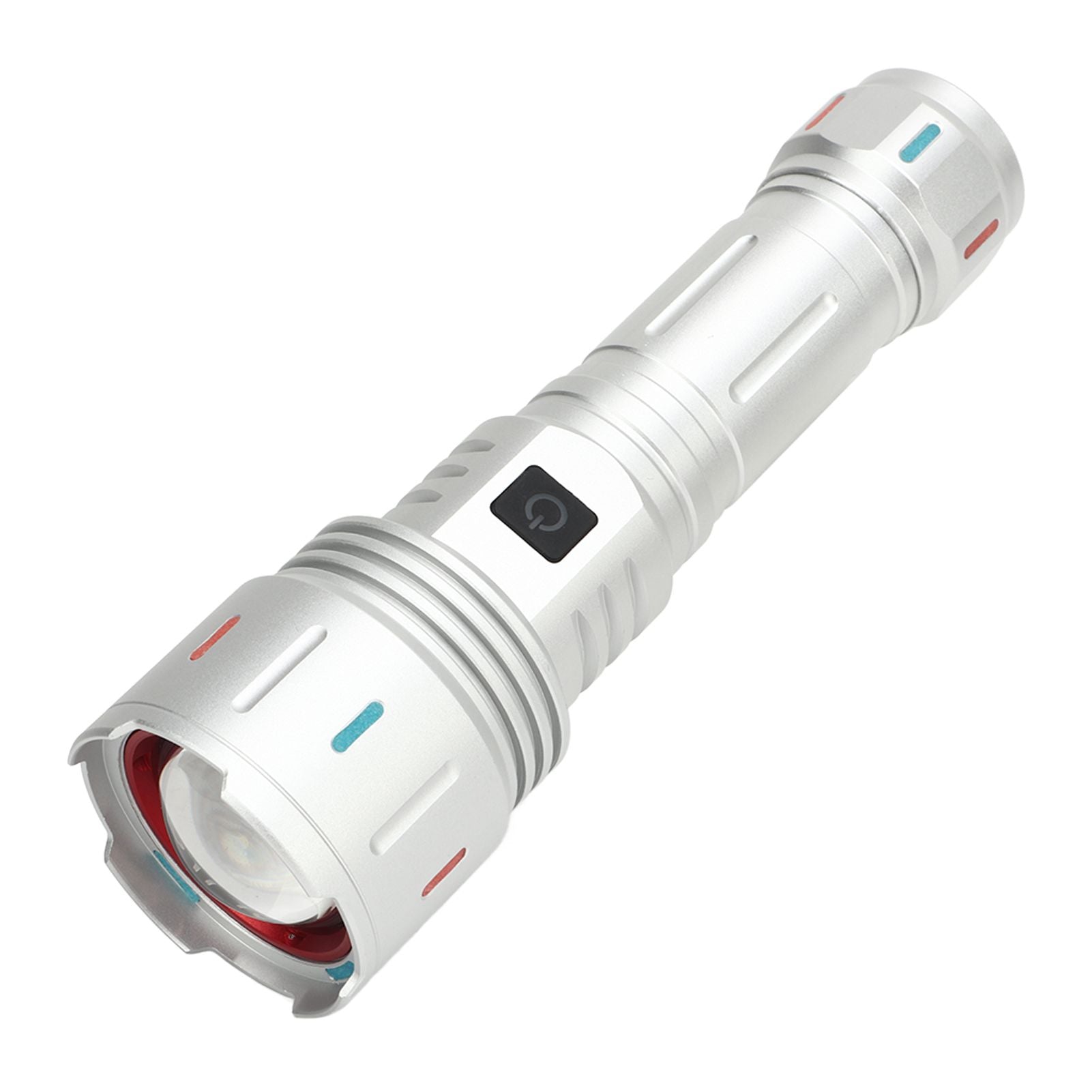 LED Flashlight 10000 Luminous Flux 5 Modes USB Type C Charge Waterproof Camping Flashlight for Hiking Travel V1294-YM0521-3119230057711