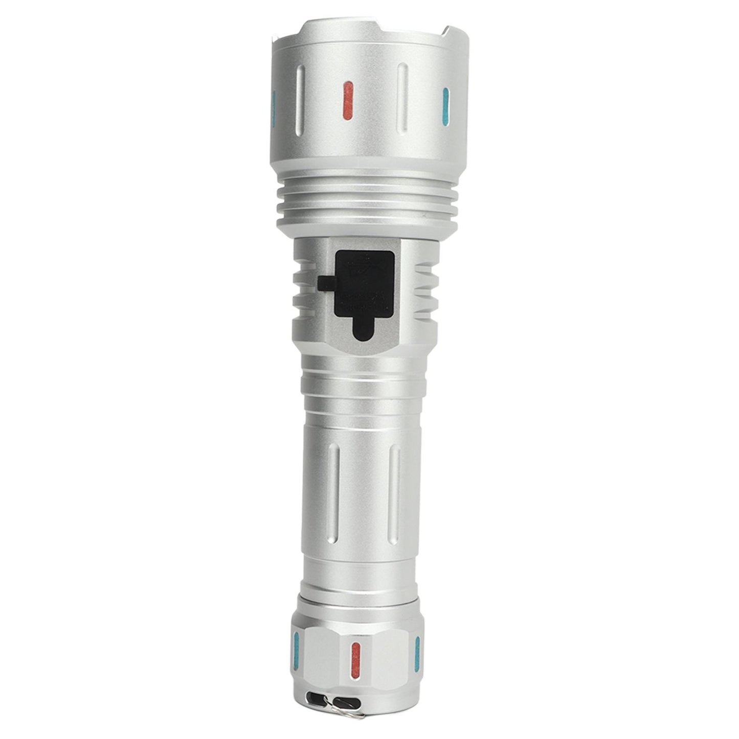 LED Flashlight 10000 Luminous Flux 5 Modes USB Type C Charge Waterproof Camping Flashlight for Hiking Travel V1294-YM0521-3119230057711