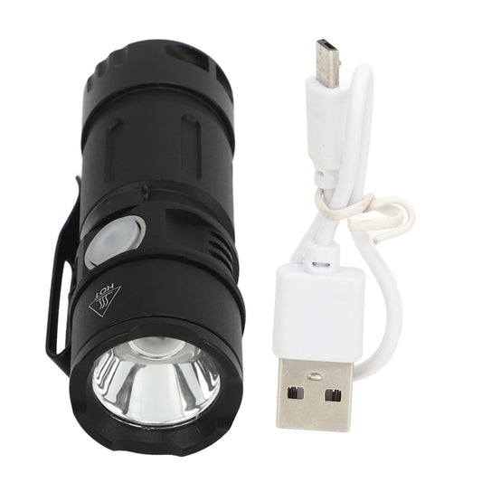 800LM Mini Flashlight Small Pocket EDC Light USB Rechargeable Keychain Light for Night Searching V1294-YM0521-3119230058411