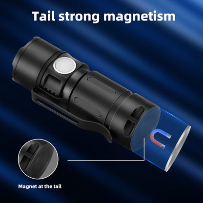 800LM Mini Flashlight Small Pocket EDC Light USB Rechargeable Keychain Light for Night Searching V1294-YM0521-3119230058411