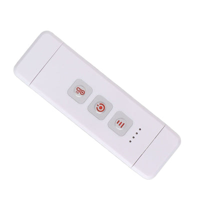 Clip On Book Light Multipurpose Ultrathin Mini 3 Levels Brightness USB Rechargeable Book Reading Light White V1294-YM0521-3119230058612