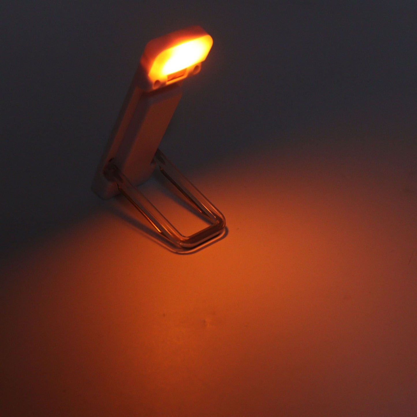Clip On Book Light Multipurpose Ultrathin Mini 3 Levels Brightness USB Rechargeable Book Reading Light White V1294-YM0521-3119230058612