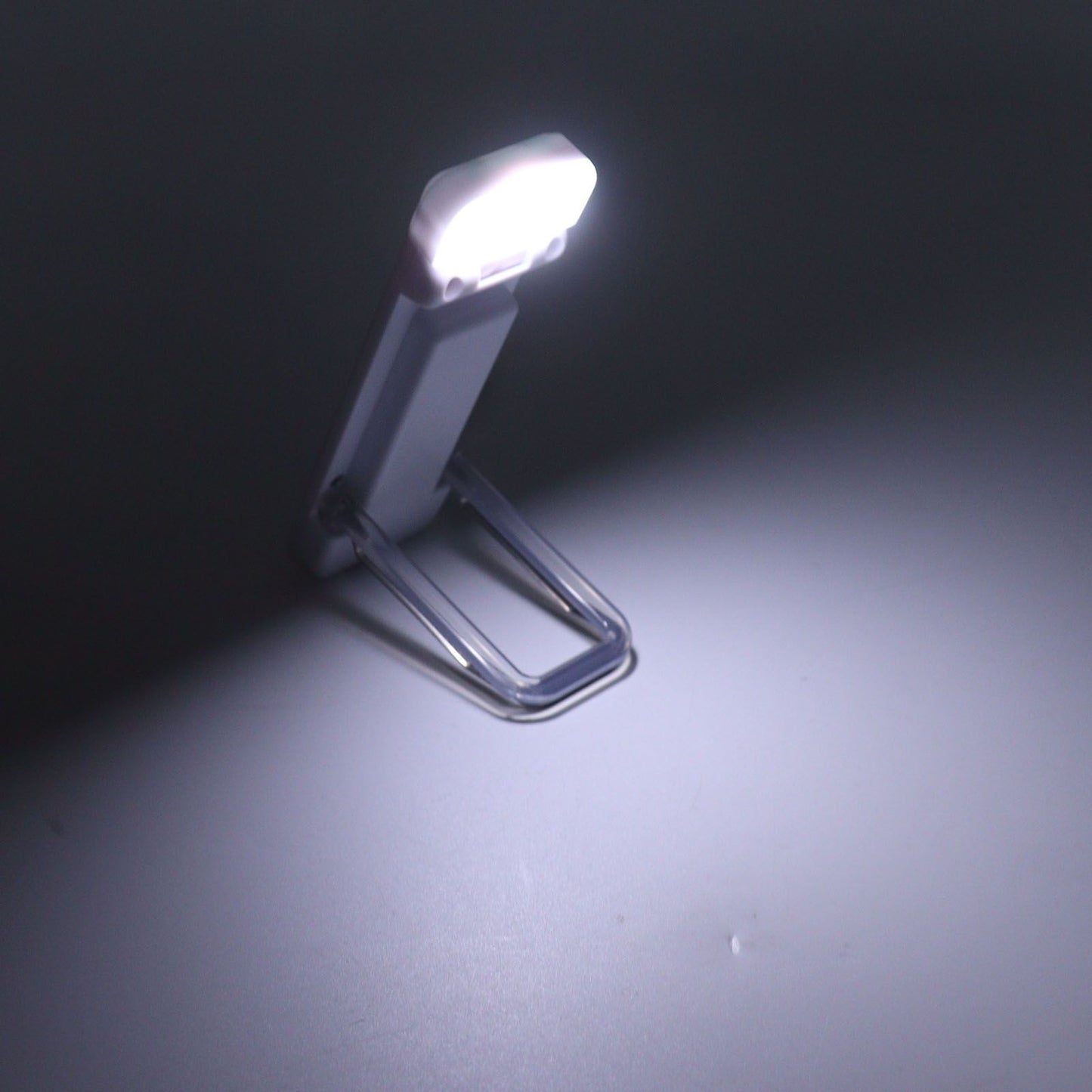 Clip On Book Light Multipurpose Ultrathin Mini 3 Levels Brightness USB Rechargeable Book Reading Light White V1294-YM0521-3119230058612