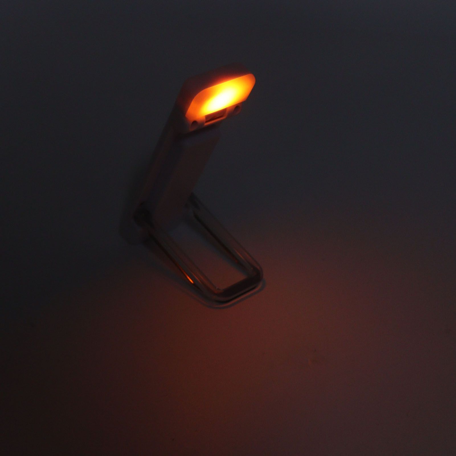 Clip On Book Light Multipurpose Ultrathin Mini 3 Levels Brightness USB Rechargeable Book Reading Light White V1294-YM0521-3119230058612