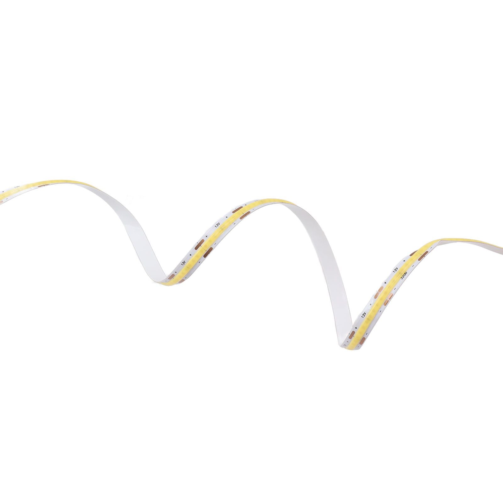 12V COB LED Flexible Strip Light Self Adhesive 90 CRI Flexible Uniform LED Tape Lamp 110LM 5m 4000K Neutral V1294-YM0521-3119230062512