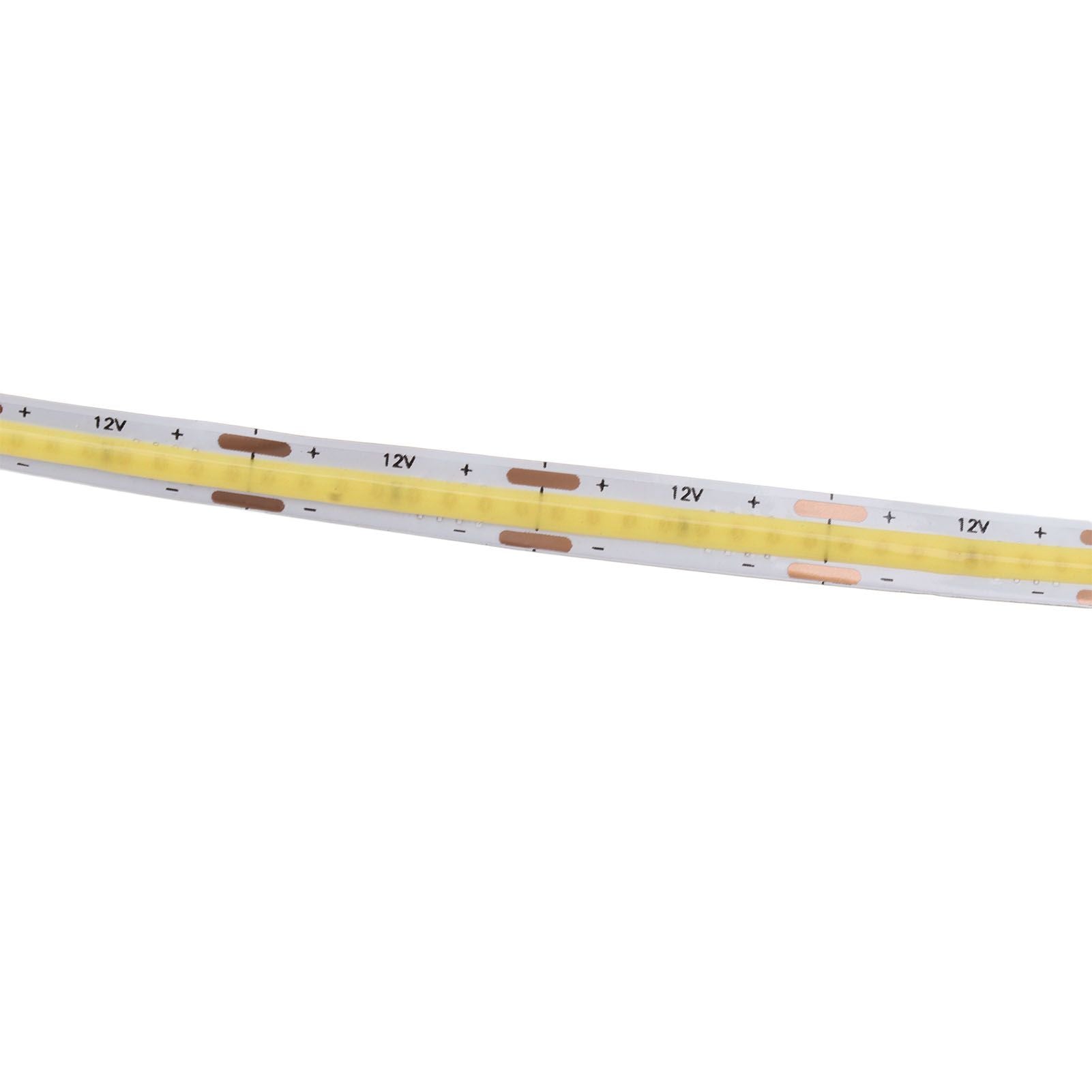 12V COB LED Flexible Strip Light Self Adhesive 90 CRI Flexible Uniform LED Tape Lamp 110LM 5m 3000K Warm Light V1294-YM0521-3119230062513