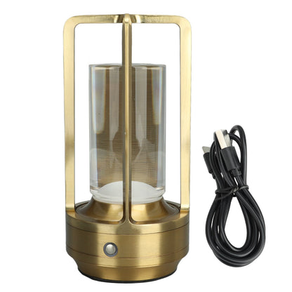 Cordless Table Lamp 3 Colors Stepless Dimming LED Table Lamp Rechargeable Touch Lamp Bedside Nightstand Lamp V1294-YM0521-3119230065811