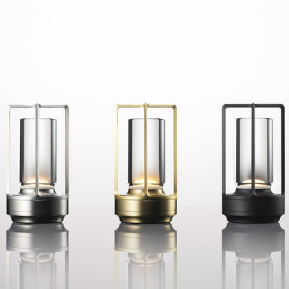 Cordless Table Lamp 3 Colors Stepless Dimming LED Table Lamp Rechargeable Touch Lamp Bedside Nightstand Lamp V1294-YM0521-3119230065811