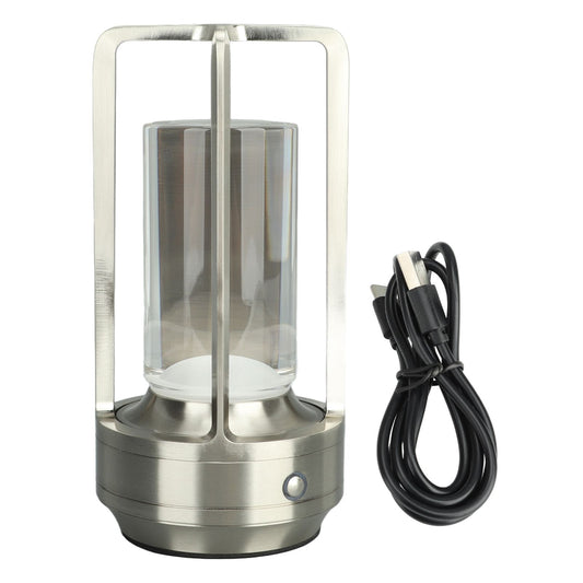 Cordless Table Lamp 3 Colors Stepless Dimming LED Table Lamp Rechargeable Touch Lamp Bedside Nightstand Lamp V1294-YM0521-3119230065813