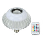 Smart LED Light Bulb Wireless Bluetooth Light Bulb Speaker E26 E27 RGB Color Changing Light Bulb With 24 Keys V1294-YM0521-3119230067811