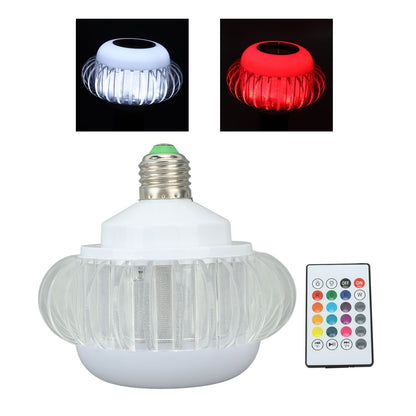 Smart LED Light Bulb Wireless Bluetooth Light Bulb Speaker E26 E27 RGB Color Changing Light Bulb With 24 Keys V1294-YM0521-3119230067811