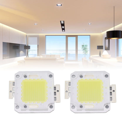2 Pieces 100W COB LED Light Chip 9600LM 6000K LED Light Chip Beads for LED Casting Light 32-36V V1294-YM0521-3119230069111