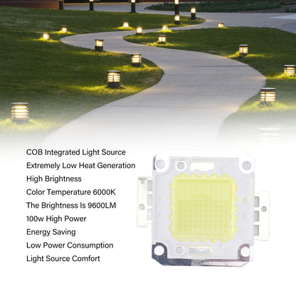 2 Pieces 100W COB LED Light Chip 9600LM 6000K LED Light Chip Beads for LED Casting Light 32-36V V1294-YM0521-3119230069111