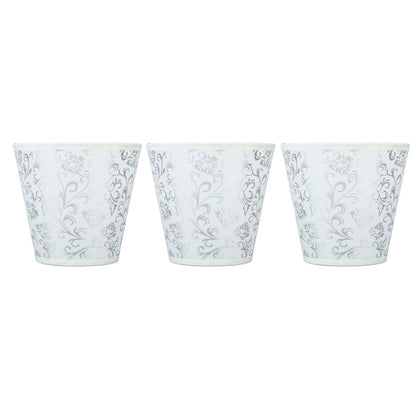Cloth Lampshade Clip On Installation Modern Fabric Lamp Shades for E14 Bulb Chandelier Table Lamp 3pcs Silver V1294-YM0521-3119230069712