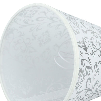 Cloth Lampshade Clip On Installation Modern Fabric Lamp Shades for E14 Bulb Chandelier Table Lamp 3pcs Silver V1294-YM0521-3119230069712