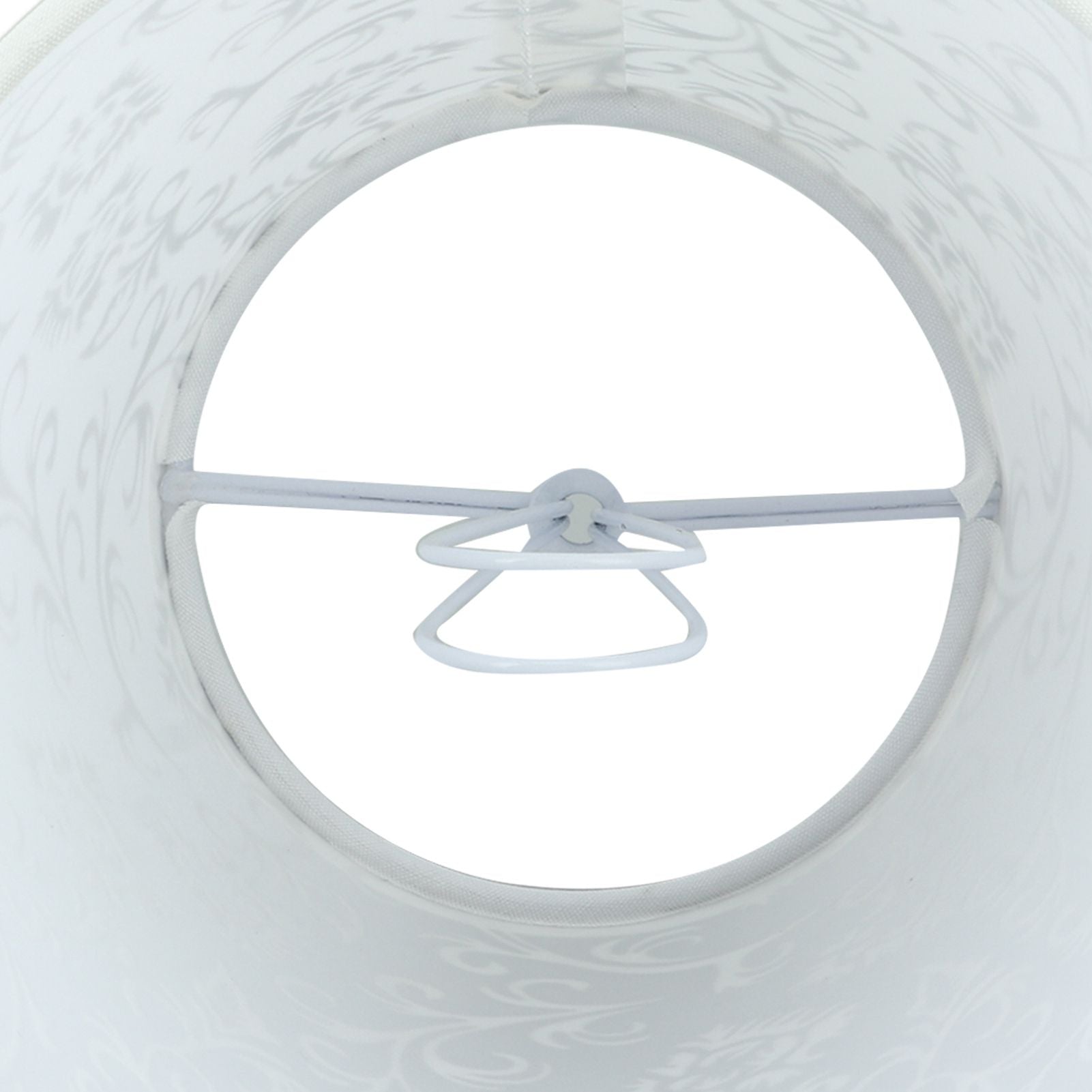 Cloth Lampshade Clip On Installation Modern Fabric Lamp Shades for E14 Bulb Chandelier Table Lamp 3pcs Silver V1294-YM0521-3119230069712