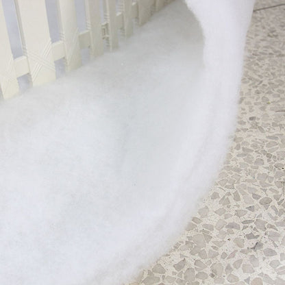Christmas Snow Cover Blanket Artificial Cotton Blanket Decorations for Christmas Tree Skirt Tables Curtains V1294-YM0523-10316109