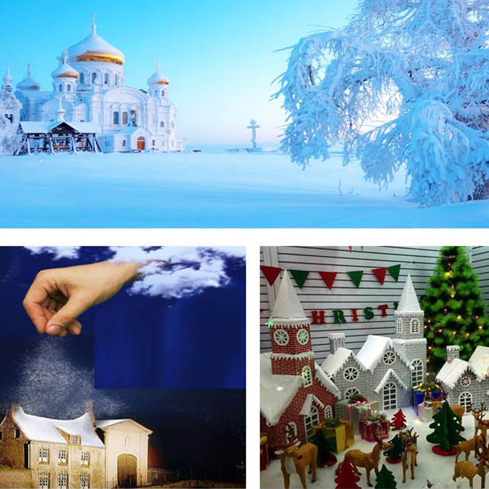 Christmas Snow Cover Blanket Artificial Cotton Blanket Decorations for Christmas Tree Skirt Tables Curtains V1294-YM0523-10316109
