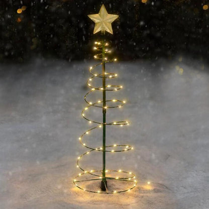 LED Christmas Tree Lights Christmas Tree Spiral String Lamps Xmas Decoration for Garden and Lawn V1294-YM0523-10316407