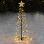 LED Christmas Tree Lights Christmas Tree Spiral String Lamps Xmas Decoration for Garden and Lawn V1294-YM0523-10316407